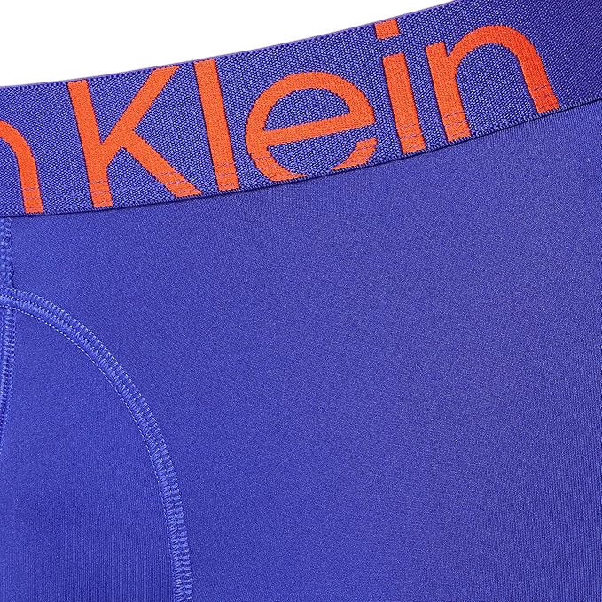 Calvin Klein Men's Blue Future Shift Microfiber Polyester Low Rise Trunk Size S