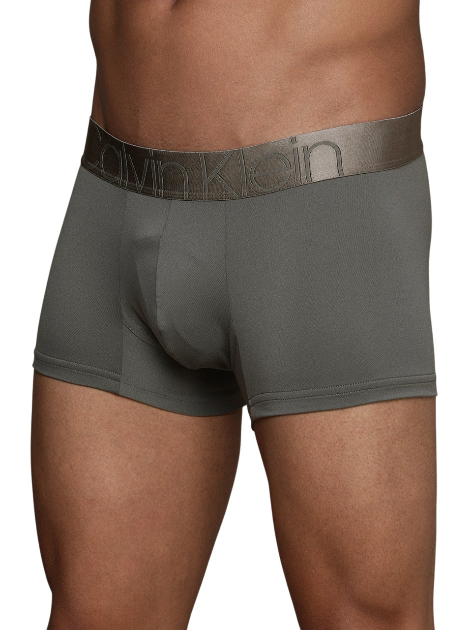 Calvin Klein Men's Gray Stretch Classic Boxer Brief Underwear Size X-Large