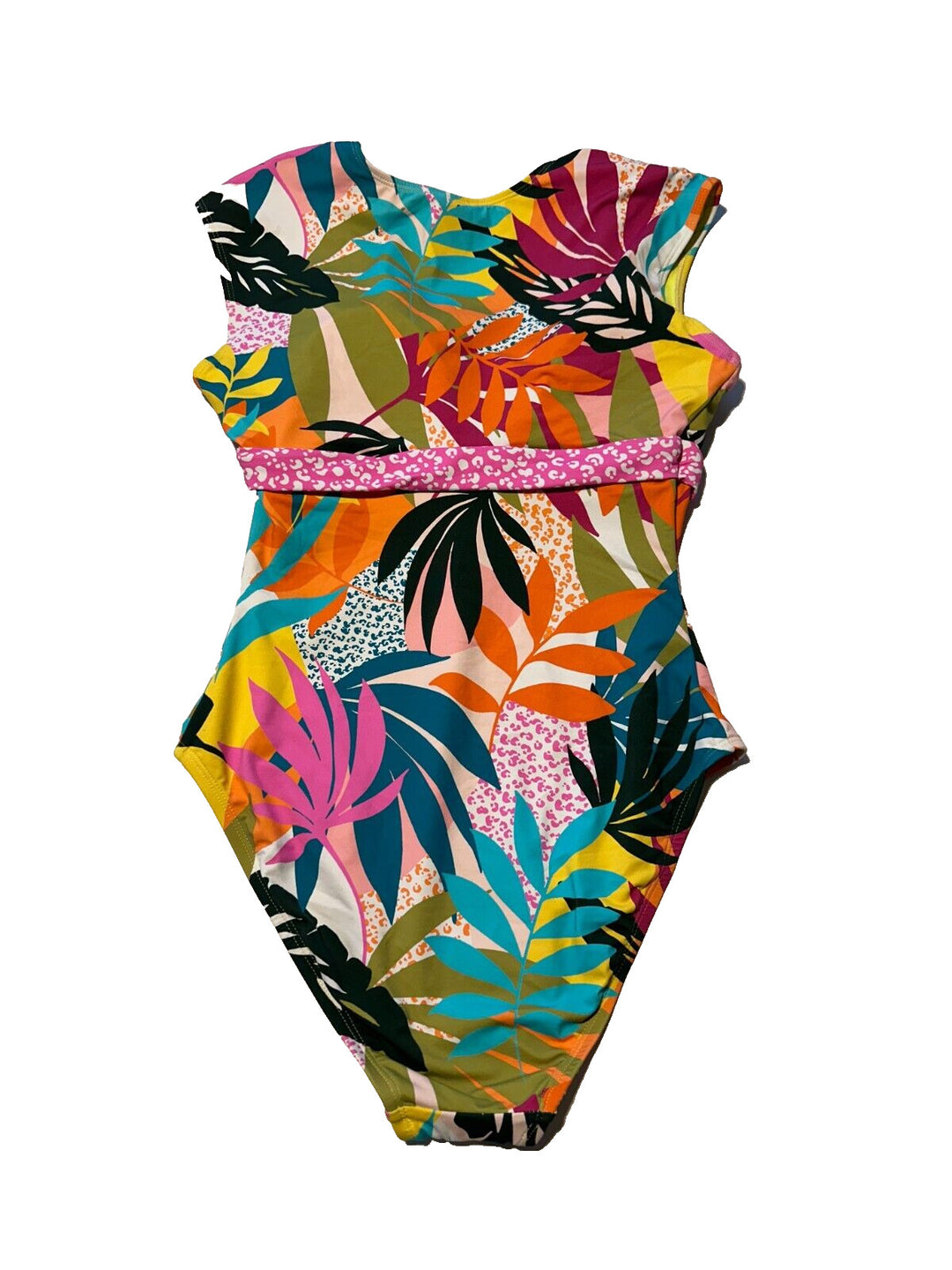 Bleu Rod Beattie Womens Multi Wild at Heart Cap Sleeve One-Piece Swimsuit Size 6