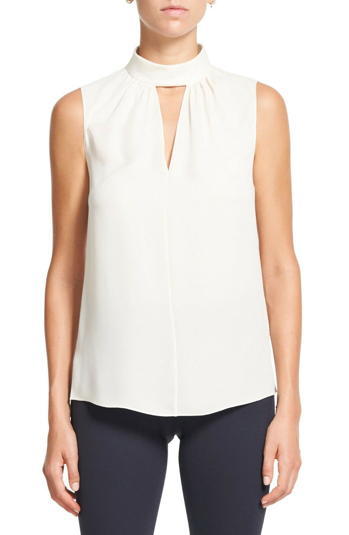 Theory Women's Silk Shell Top Ivory P