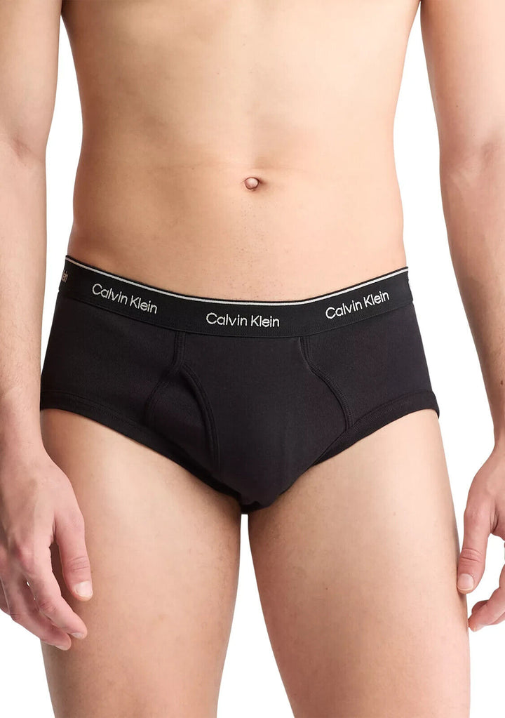 Calvin Klein Men's Black Cotton Stretch 3 Pack Low Rise Trunk Brief Size X-Large