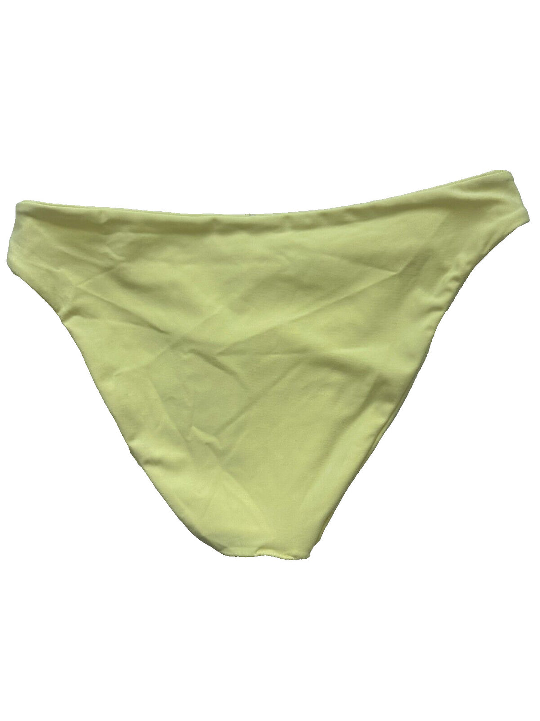 Volcom Women's Yellow Solid Simply Seamless Hipster Bikini Bottom Size Small