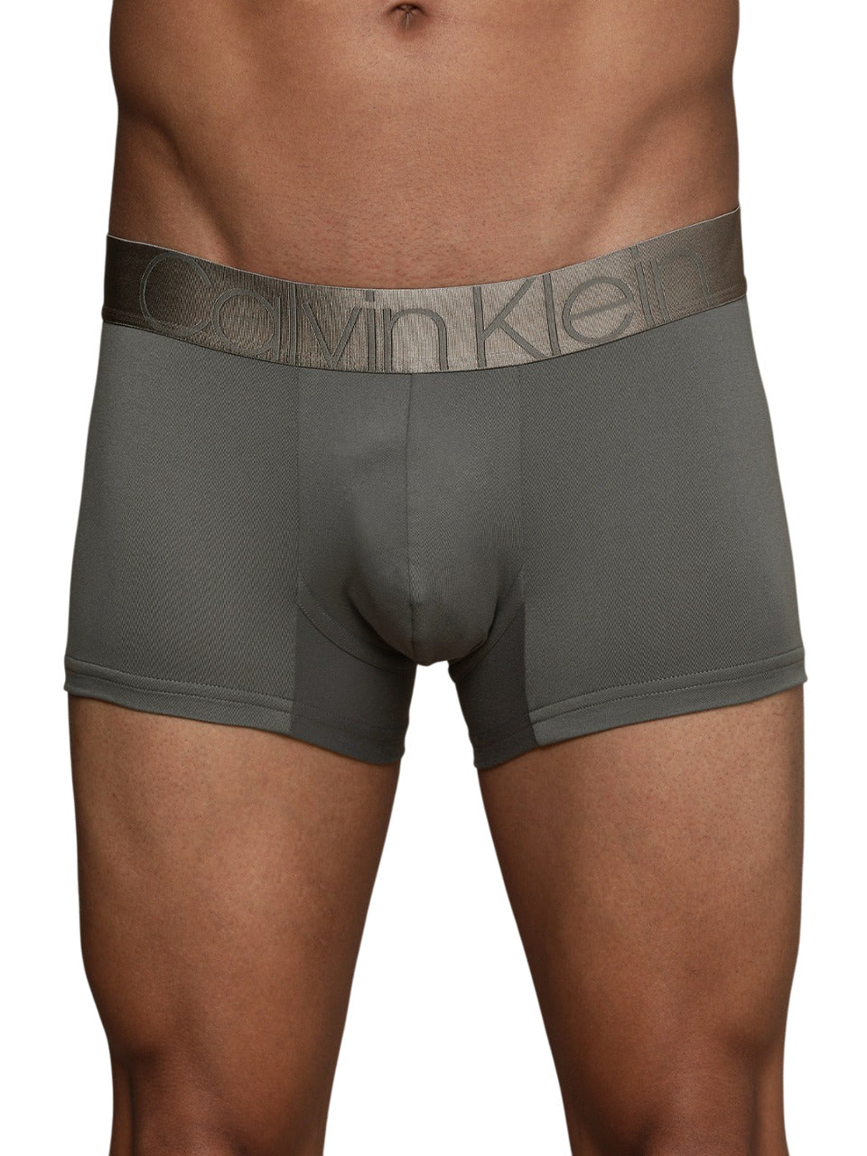 Calvin Klein Men's Gray Stretch Classic Boxer Brief Underwear Size X-Large