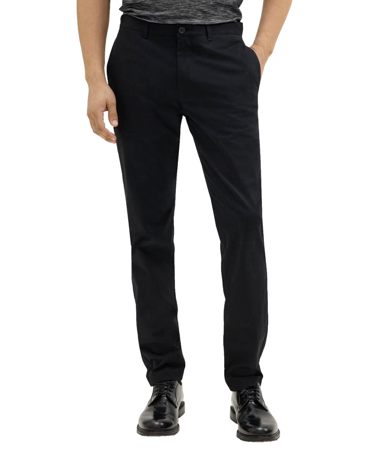 Theory Men's Black Mid Rise Classic-Fit Stretch Cotton Pants Size 32