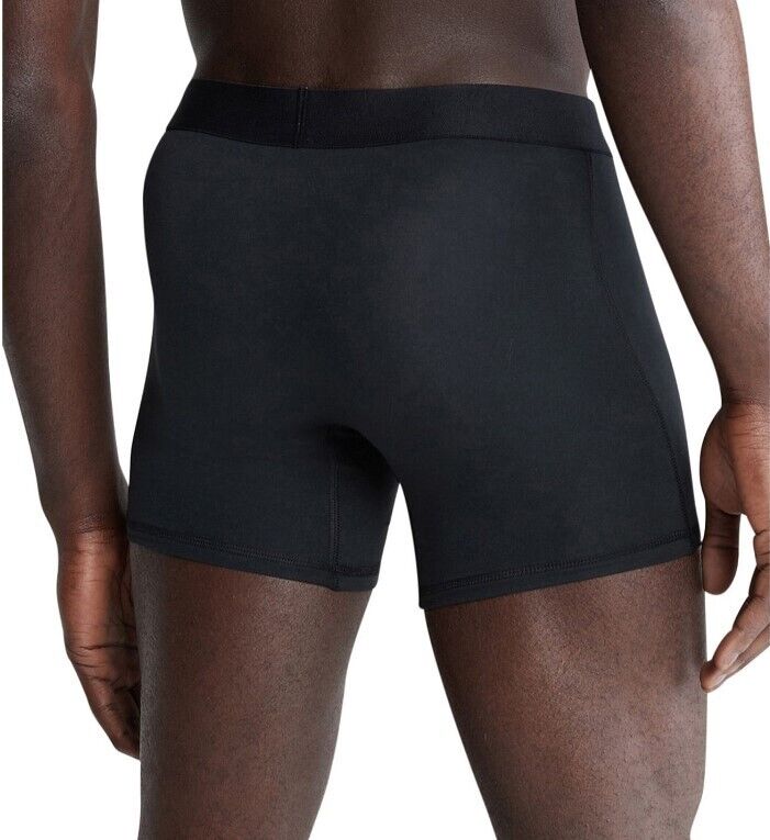 Calvin Klein Mens Black Future Shift Microfiber Boxer Brief Underwear Size M