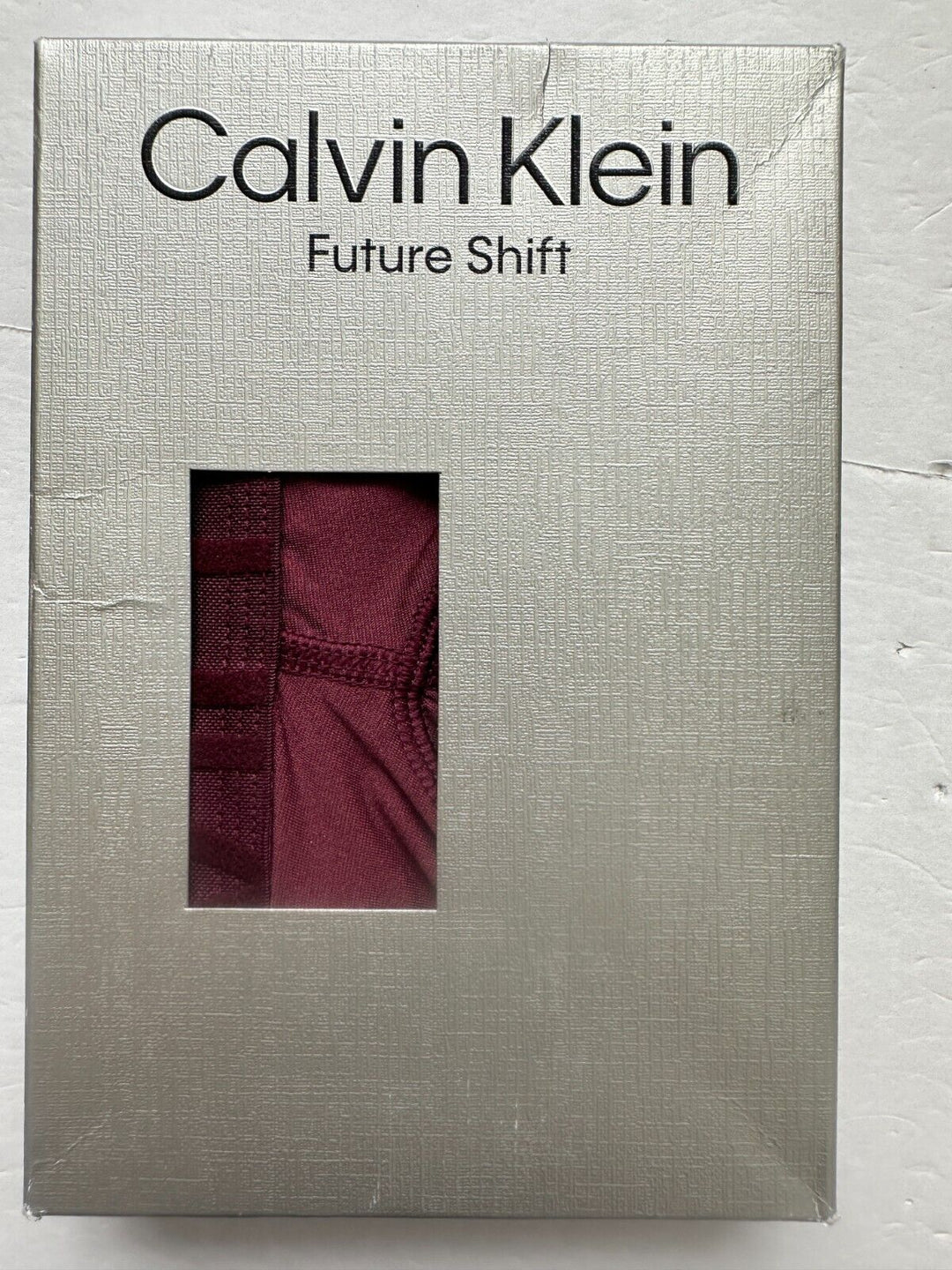 Calvin Klein Men's Wine Red Contoured Pouch Future Shift Trunk Underwear Size XL