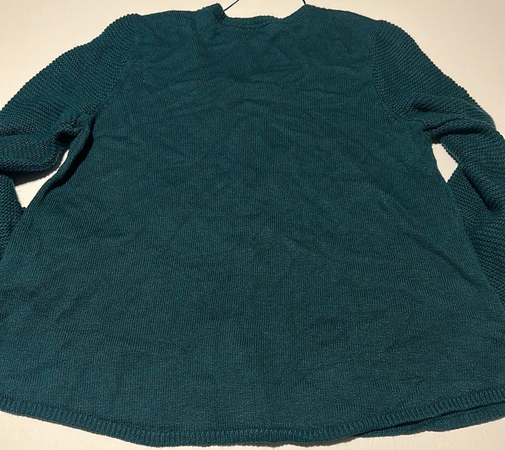 Style & co. Women's Green Long Sleeve Round Neck Pullover Sweater Size XXL