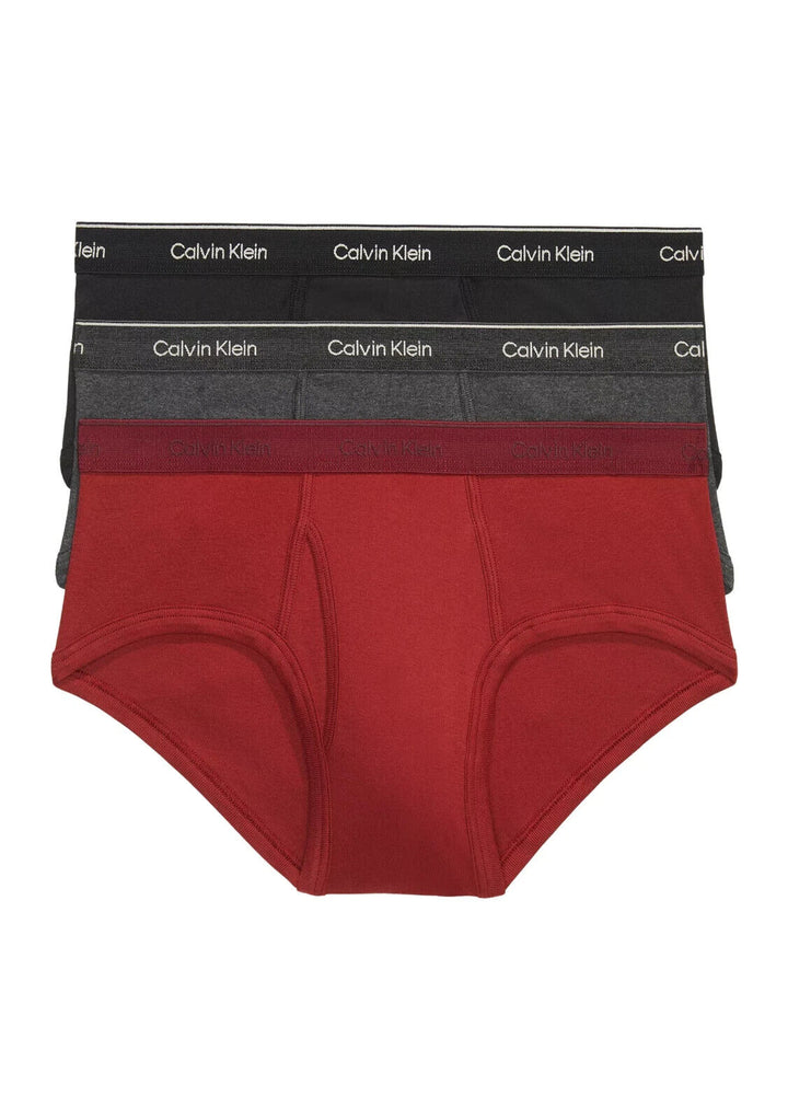 Calvin Klein Men's Black Cotton Stretch 3 Pack Low Rise Trunk Brief Size X-Large