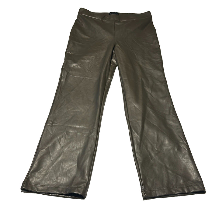 Sanctuary Women's Olive Flat Front Carnaby Kick Cropped Pants Size Medium