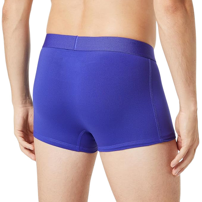 Calvin Klein Men's Blue Future Shift Microfiber Polyester Low Rise Trunk Size S