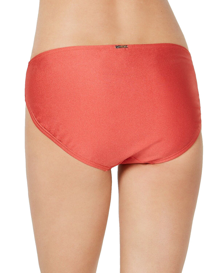 Calvin Klein Women's Classic Scoop Bikini Bottoms Orange M