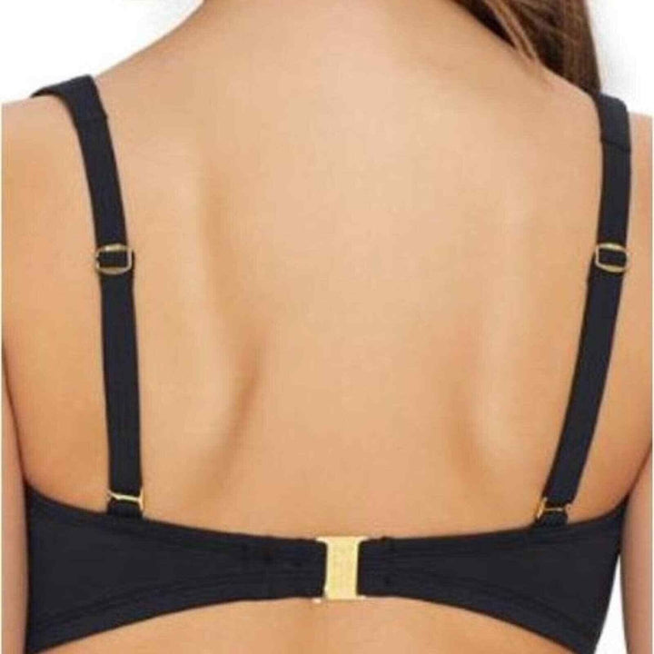 Bleu Rod Beattie Kore Women's Black Adjustable Strap Bandeau Top Size 38D