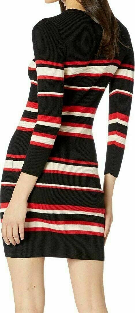 Sanctuary Women's trailblaze sweaterdress Black Red White Size XS