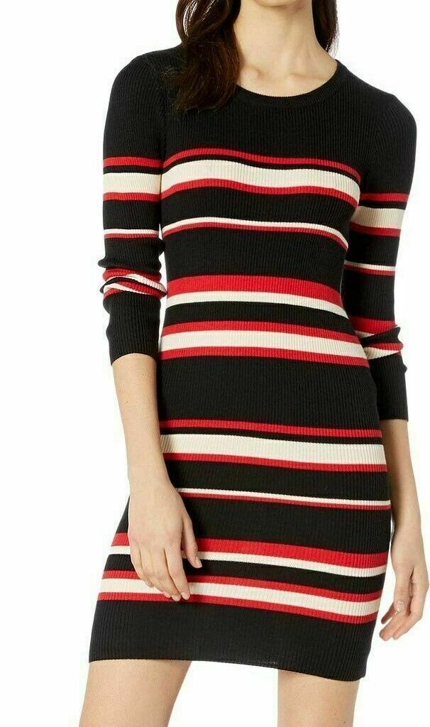 Sanctuary Women's trailblaze sweaterdress Black Red White Size XS