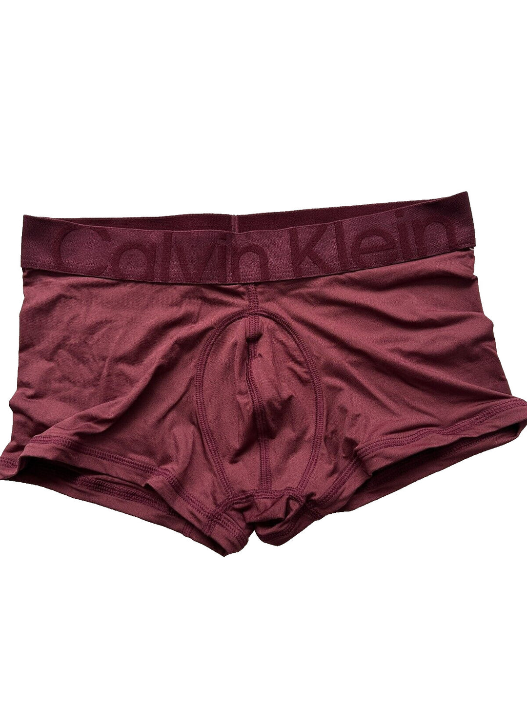 Calvin Klein Men's Wine Red Contoured Pouch Future Shift Trunk Underwear Size XL