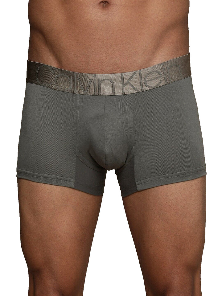 Calvin Klein Men's Gray Stretch Classic Boxer Brief Underwear Size Large