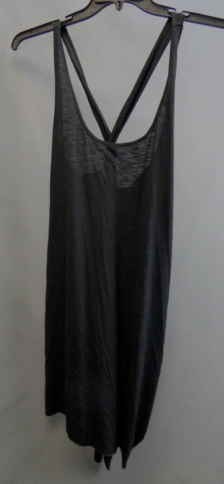 Becca Women's Black Sleeveless Scoop Neck Cross Back Tunic Swimdress Sz 2X 20-22