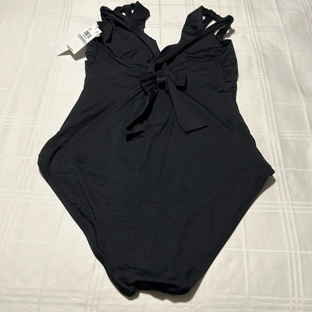 Becca Women's Black Removable Cups Tear Drop One Piece Swimsuit Size 1X 16-18