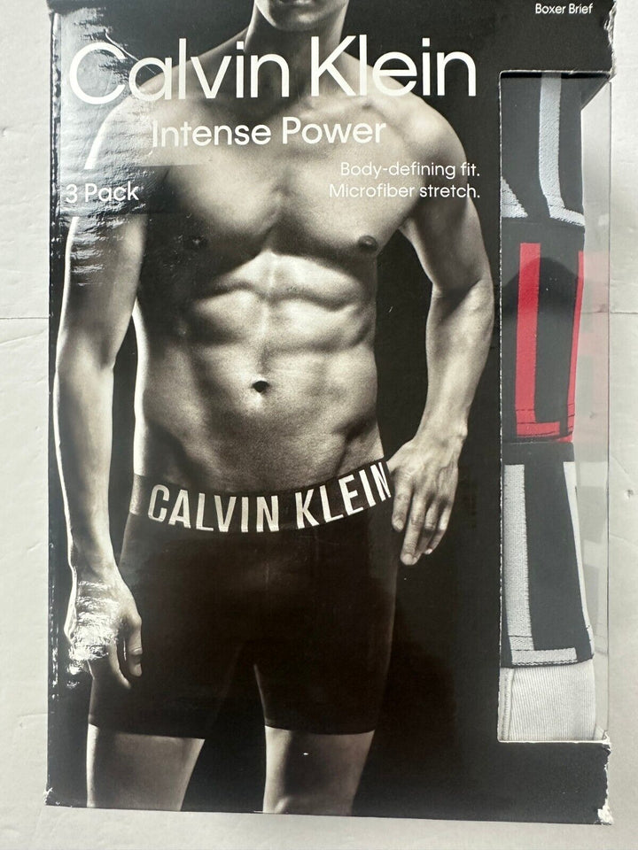 Calvin Klein Intense Power Body Defining Fit Stretch Boxer Brief Size XL 3 Pack