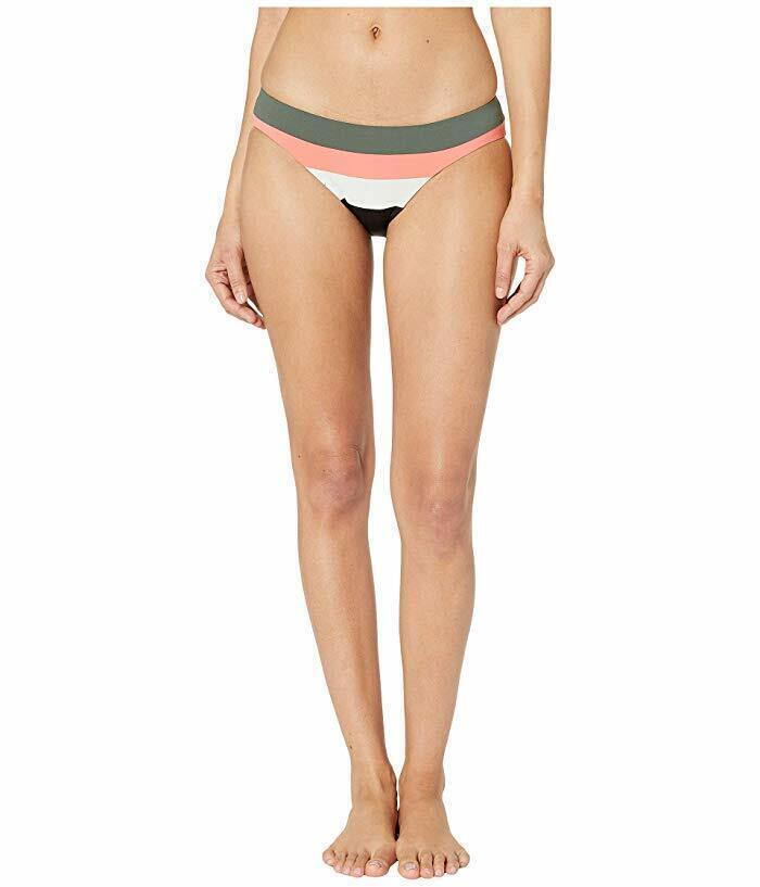 Becca By Rebecca Virtue Women's Circuit Mia 294307 Black Bikini Bottom Sz Small