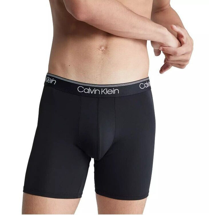 Calvin Klein Microfiber Stretch Wicking Technology Boxer Brief Size M 3 Pack