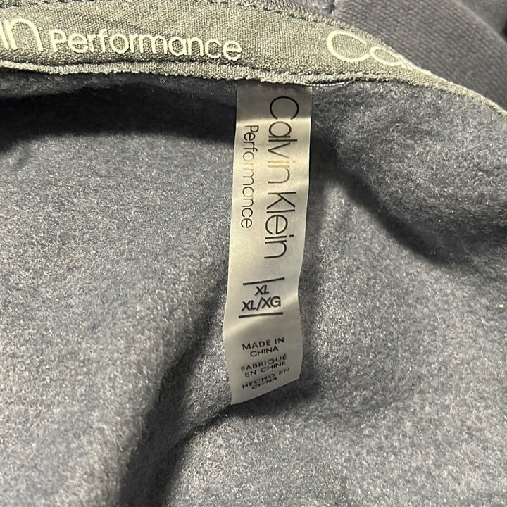 Calvin Klein Performance Women's Gray Fleece Fitness Pullover Hoodie Size XL