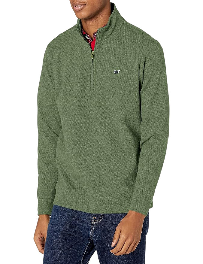 Vineyard Vines Mens Cypress On-The-Go Sankaty Quarter-Zip Sweater Size X-Large