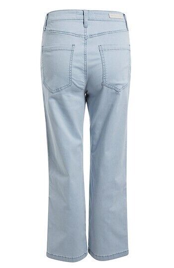 Sanctuary Womens Baby Blue Pockets High Rise Straight Cropped Pants Size 34